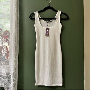 NTW Boohoo Night White Bodycon Mini Dress – sz 2